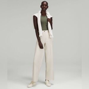 Lululemon City Sleek 5 Pocket Wide Leg High Rise Pant Light Utilitech